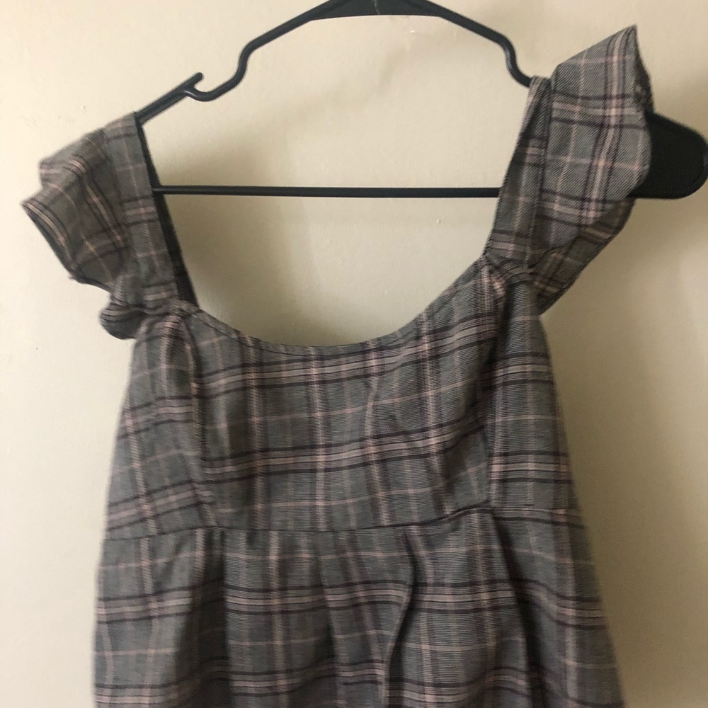 Check pattern crop top - Picture 2 of 4